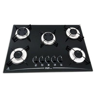 Cooktop a Gás 5 Bocas Mega Chama Bivolt D&D Metal CE05PR