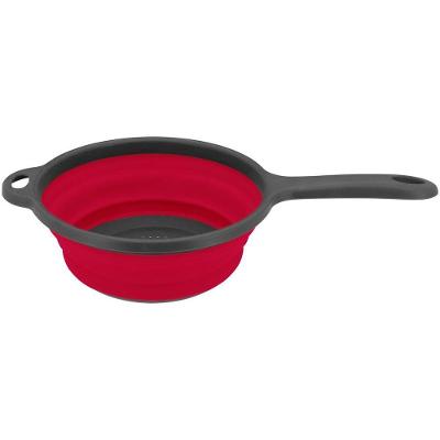 Cooker Escorredor 9X22X40Cm Silicone Vermelho Retrátil