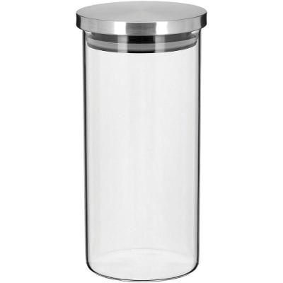 Flavor Pote 21X10X10Cm 1,3L Borosilicato Transp Com Anel Silicone