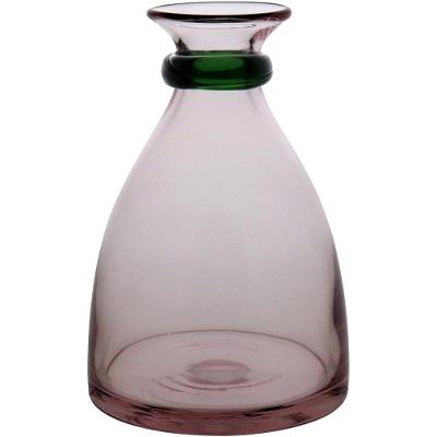 Blume Garrafa Decorativa 22X15X15Cm Vidro Rosa