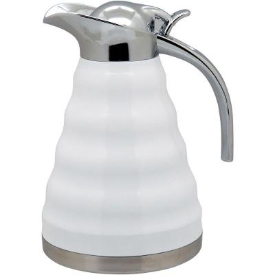 Muller Garrafa Térmica 23X18X14Cm 1,2L Inox Branco Parede Dupla
