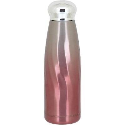 Trenton Garrafa Térmica 22X6X6Cm 380Ml Inox Rosa Parede Dupla