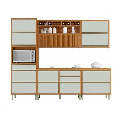 Cozinha Modulada 5 Peças Freijó Off White
