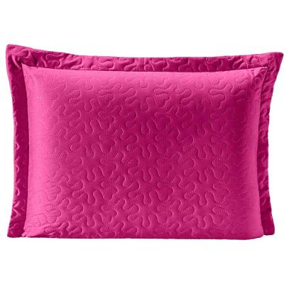 Porta Travesseiro Pratik Pink rosa Avulso Dupla Face