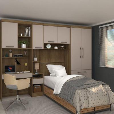 Bancada De Estudo Eucamoveis Paris 1 Porta 1 Gaveta Avela/cinammon
