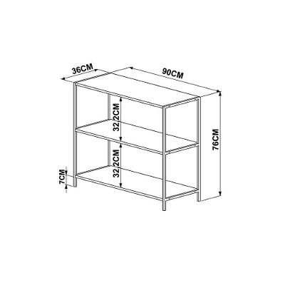 Estante Alta Multiuso Steel Quadra Vermont e - D´rossi