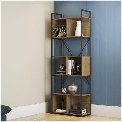 Estante Alta 3 Nichos Industrial Freijó 2,00m X 72cm