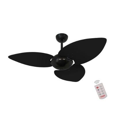 Ventilador De Teto Nero 3 Pás Preto 127V C/ Controle