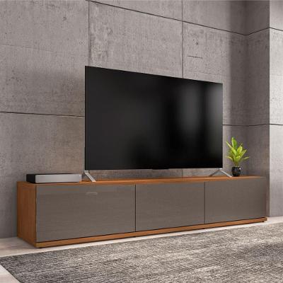 Rack Para Tv Lille Cinza Perola Noce