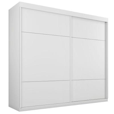 Roupeiro Asteca Duas Portas De Correr Branco
