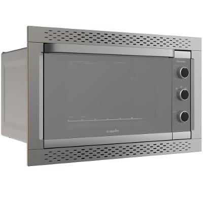 Forno Elétrico De Embutir Decorato Inox 44 Litros 220v