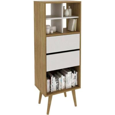 Estante E1716 2 Gavetas Tecnomobili Natural/off White Natural/off White