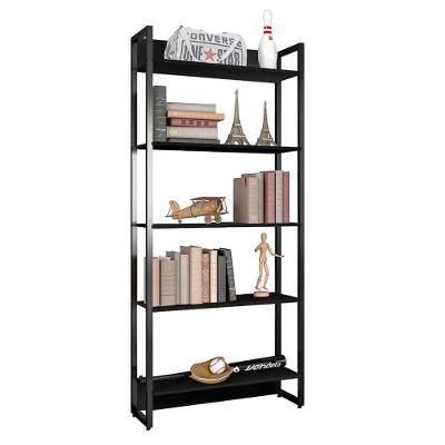 Estante Porto 80cm com 5 Prateleiras Preto