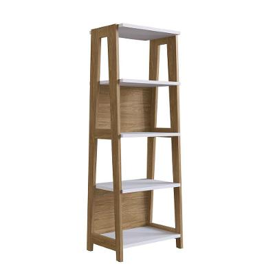 Estante Trend com 05 Prateleiras Hanover E Off White Drossi