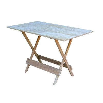 Mesa De Madeira 1,20X70 Crua - Marrom