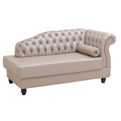 Chaise Estofada Pés de Madeira Vega Tcs-350 Branco Perfan
