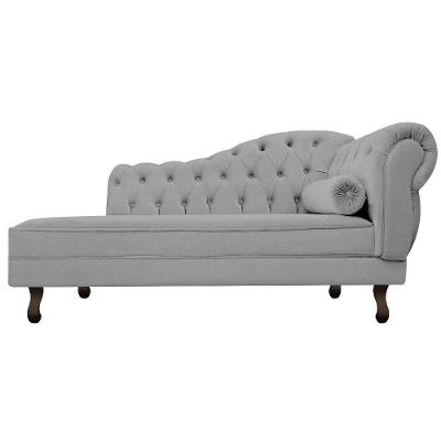 Recamier Diana 140cm Lado Esquerdo Corano Cinza