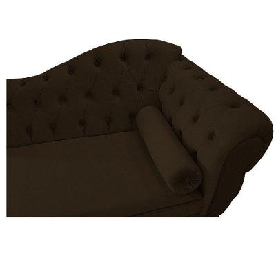 Recamier Diana 140cm Lado Esquerdo Corano Marrom