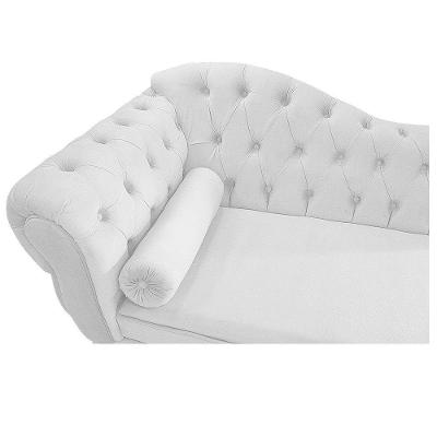 Recamier Diana 185cm Lado Direito Corano Branco