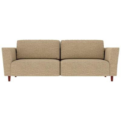 Sofá 210cm Decorativo Franz Linho Bege Gran Belo