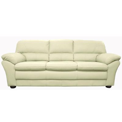 Sofá 2 Lugares Laura 160cm Couro Off White