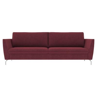 Sofá Decorativo 210cm Olívia Suede Bordô Gran Belo