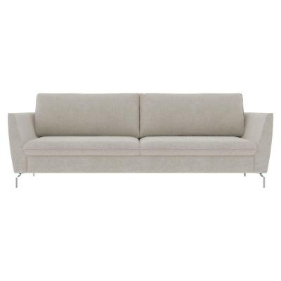 Sofá Decorativo 210cm Olívia Suede Bege Gran Belo
