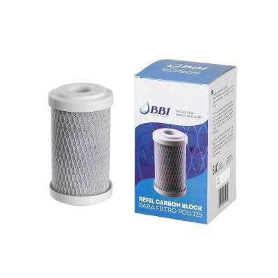 Refil Filtro Carbon Block Bbi Rep-pou125 Para Filtro 5´´