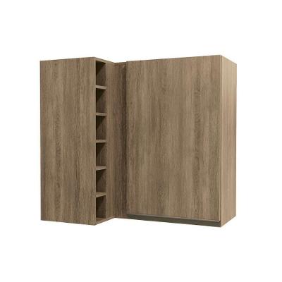 Armário Aéreo p/ Cozinha Canto Reto Maxxi G768 1 Porta 98cm Nogal - Kappesberg