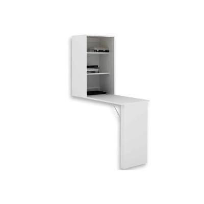 Armário Multiuso Casal AM3106 c/ Mesa Retrátil e 2 Prateleiras Branco - Tecno Mobili