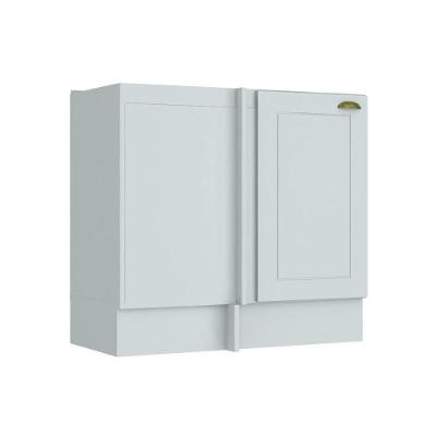 Balcão de Cozinha  Canto Reto Americana 1 Porta s/ Tampo 84cm Branco - Henn