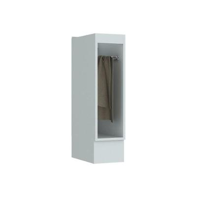 Balcão de Cozinha  Americana c/ Porta Toalha s/ Tampo 20cm Branco - Henn