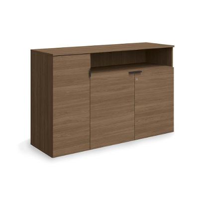 Balcão de Escritório Frame F208 c/ 3 Portas c/ Chave Munique - Kappesberg