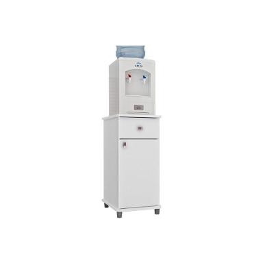 Balcão Multiuso Cozinha   ASM153 c/ 1 Porta e 1 Gaveta 36cm Branco - Movelbento