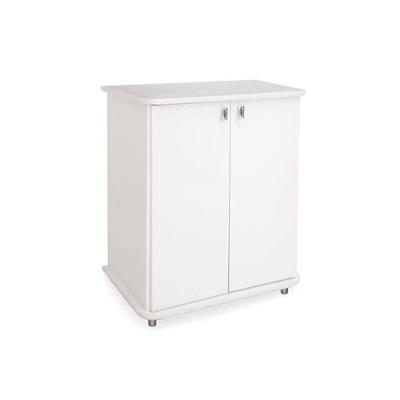 Balcão Lavanderia Multiuso ASM155 c/ 2 Portas Branco - Movelbento