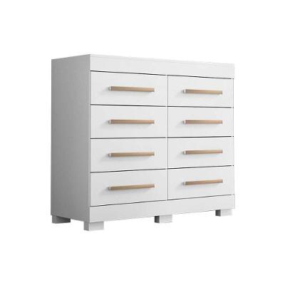 Cômoda Solteiro Nalu c/ 8 Gavetas Branco - ACP