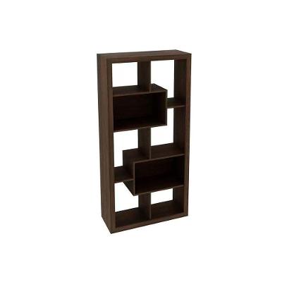 Estante Livreiro Casal E1712 c/ 2 Nichos Rústico - Tecno Mobili