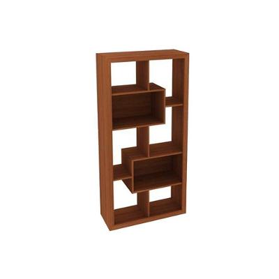 Estante Livreiro Casal E1712 c/ 2 Nichos Amêndoa - Tecno Mobili