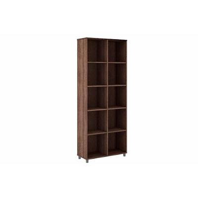 Estante de Livros ESM225 c/ 10 Nichos Rustico - Movelbento