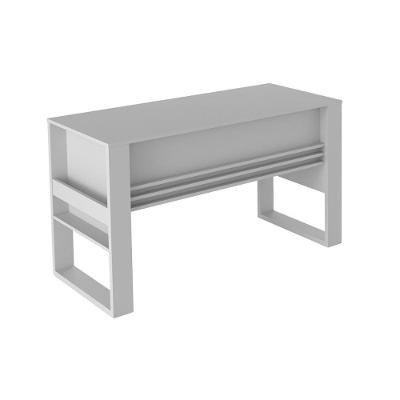Mesa Canto p/Escritório ME4146 Branco - Tecno Mobili