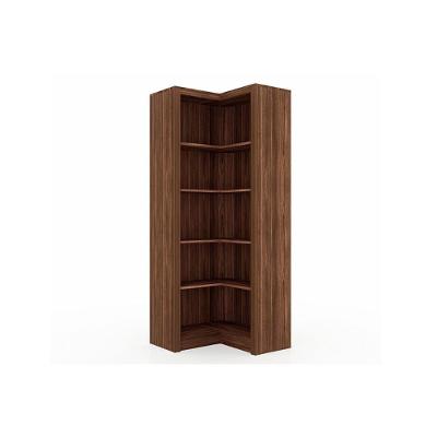 Estante Livreiro Solteiro Me4132 De Canto C/ 4 Prateleiras Nogal - Tecno Mobili