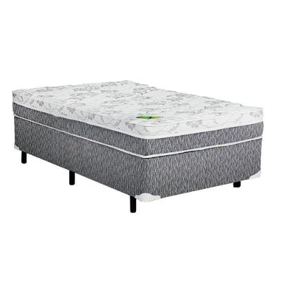 Colchão Queen Espuma Compact AG 65 / D33 /  Aspen Super Firme Pró Saúde Euro Pillow (158x198x24) - Luckspuma