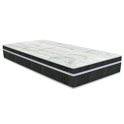 Colchão Solteirão Molas Bonnel Venezia Black Euro Pillow (96x203x24) - Orthoflex