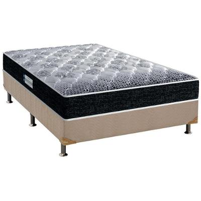 Cama Box Casal: Colchão Ortopédico Probel D33/EP Advanced Tech1500 + Base CRC Suede Clean(138x188)