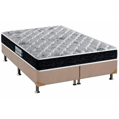 Cama Box King: Colchão Ortopédico Probel D45 Advanced Tech2000 + Base CRC Suede Clean(193x203)