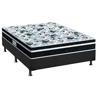 Cama Box Casal: Colchão Anatômico Probel D28/Ep Advanced Tech1000 Plus + Base Gray(138X188)