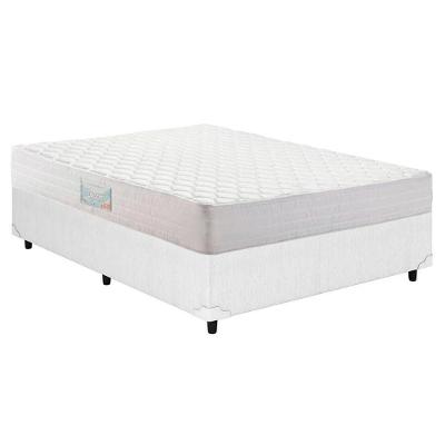 Cama Box Casal: Colchão Anatômico Herval D28/AG65 Droom + Base CRC Courano White(138x188)