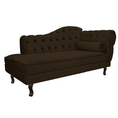 Recamier Diana 140cm Lado Esquerdo Corano Marrom - Doce Sonho Móveis