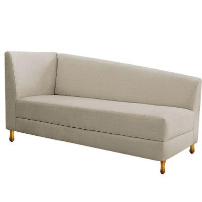 Recamier Valéria 140cm Lado Direito Corano Bege Doce Sonho