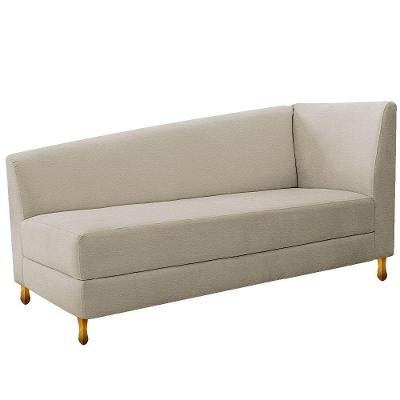 Recamier Valéria 140cm Lado Esquerdo Corano Bege Doce Sonho